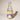 Bottle of Fermented Lemon Birch Sap (Birch Brew) on a plain background